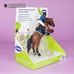 Papo 51562 - Skaczący koń z jeźdźcem