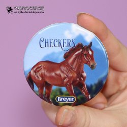Breyer button - Checkers