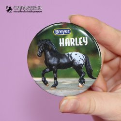 Breyer button - Harley