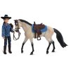 Breyer Classics 61155 - Westernowy koń i jeździec