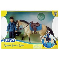 Breyer Classics 61155 - Westernowy koń i jeździec