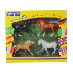 Breyer Stablemates 6022 - Igrzyska - 4 konie sportowe