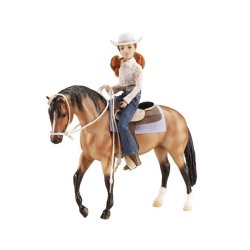 Breyer Traditional 1410 - Koń i jeździec westernowy