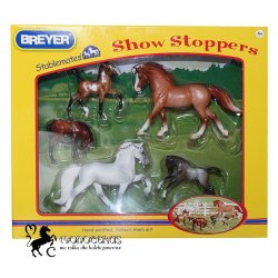 Breyer Stablemates 5980 - Show Stoppers - 5 koni różnych maści