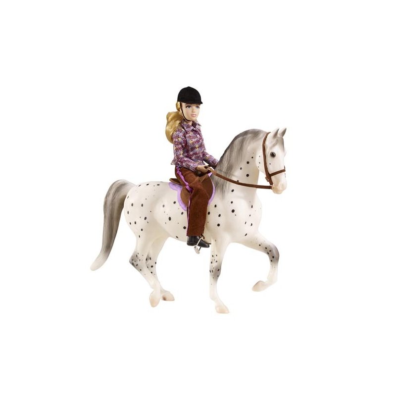 Breyer Traditional 1409 - Koń i jeździec klasyczny
