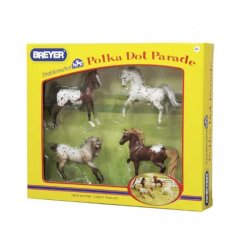 Breyer Stablemates 5979 - Polka Dot Parade - 4 konie tarantowate