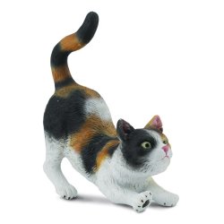 CollectA 88491 - Kot domowy tricolor przeciągający się