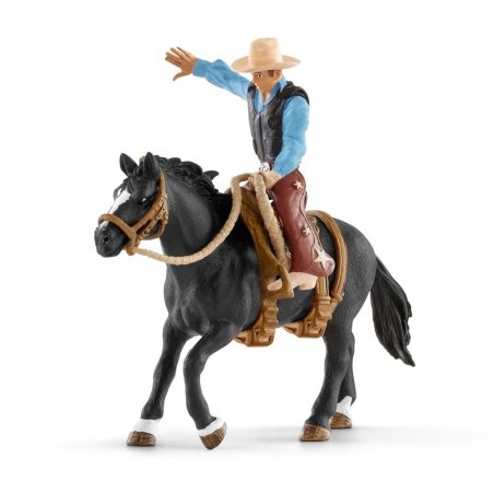 Schleich 41416 - Kowboj na koniu rodeo