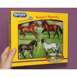 Breyer Stablemates 6021 - Super Sporty - 4 konie sportowe