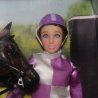 Breyer Classics 62037 - Koń i jeździec wyścigowy liliowy