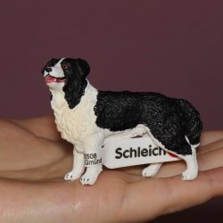 Schleich 16840 - Pies Border Collie suka