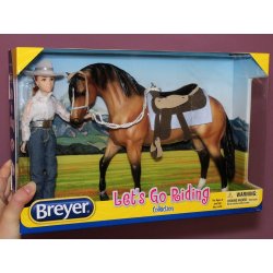 Breyer Traditional 1410 - Koń i jeździec westernowy