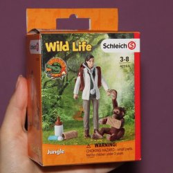 Schleich 42353 - Weterynarz i orangutan