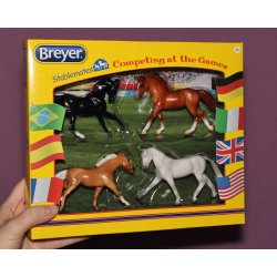 Breyer Stablemates 6022 - Igrzyska - 4 konie sportowe