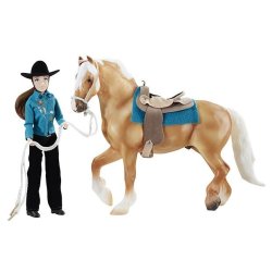 Breyer Traditional 1788 - Koń i jeździec westernowy