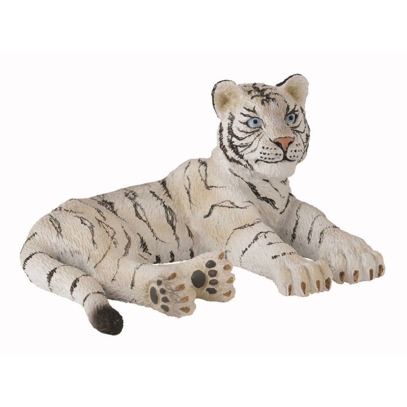 CollectA 88428 - Tygrys biały młody leżący