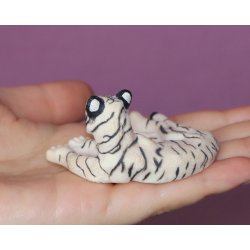 CollectA 88428 - Tygrys biały młody leżący
