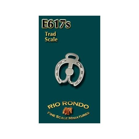 Rio Rondo skala TR - Wędzidło pokazowe E617s srebrne komplet
