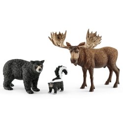Schleich 41456 - Zwierzęta leśne Ameryki Północnej