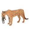 Mojo 387167 - Gepard grzywiasty samica z młodym