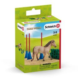 Schleich 42457 - Koń fryzyjski wałach na turniej