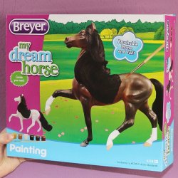 Breyer zestaw 4218 - Koń do malowania z grzywą