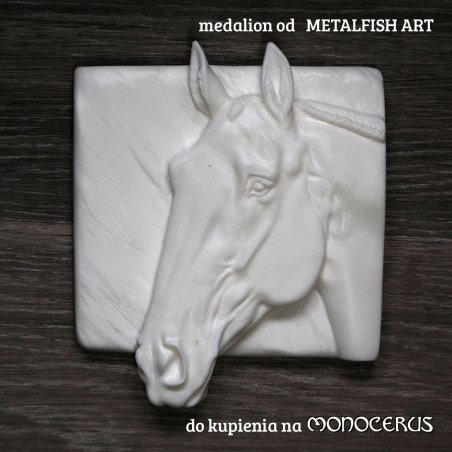 Artist Resin - Medalion "Zenit" koń luzytański
