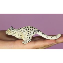 CollectA 88498 - Irbis śnieżny leopard młody biegnący