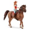 Schleich 42514 - Jeździec Hannah i koń Cayenne wersja 2
