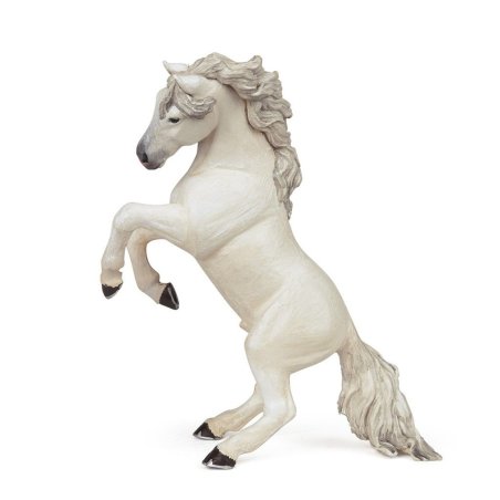 Papo 51521 - Siwy koń stojący dęba