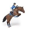 Papo 51560 - Skaczący koń z jeźdźcem
