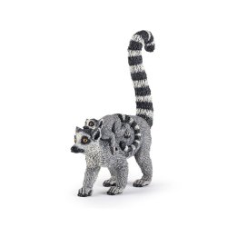 Papo 50173 - Lemur katta samica z młodym