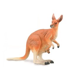 CollectA 88921 - Kangur rudy samica z młodym