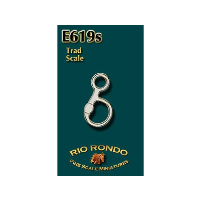 Rio Rondo skala TR - Wędzidło Baucher E619s srebrne komplet