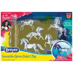 Breyer Stablemates 4237 - Konie do malowania Suncatcher 5 sztuk