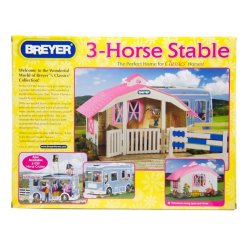 Breyer Classics 688 - Stajnia na 3 konie składana