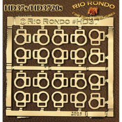 Rio Rondo skala CL - HD3720g zestaw 20x sprzączki podwójne złote