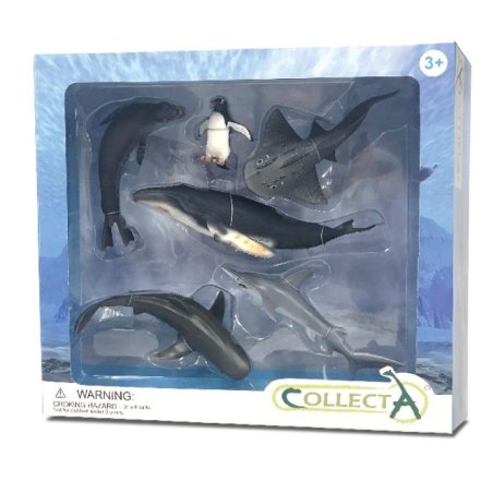 CollectA 84050 - Zestaw 6 zwierząt morskich