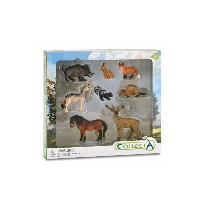 CollectA 84151 - Zestaw 8 zwierząt leśnych
