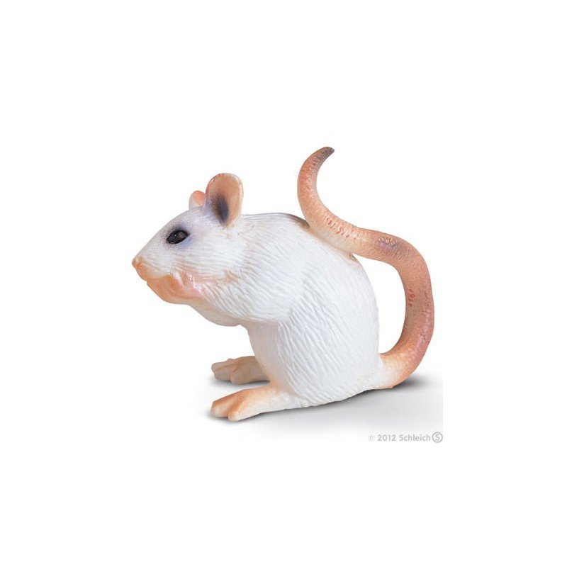 Schleich 14406 - Biała mysz