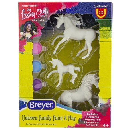 Breyer Stablemates 4262 - Rodzina jednorożców do malowania