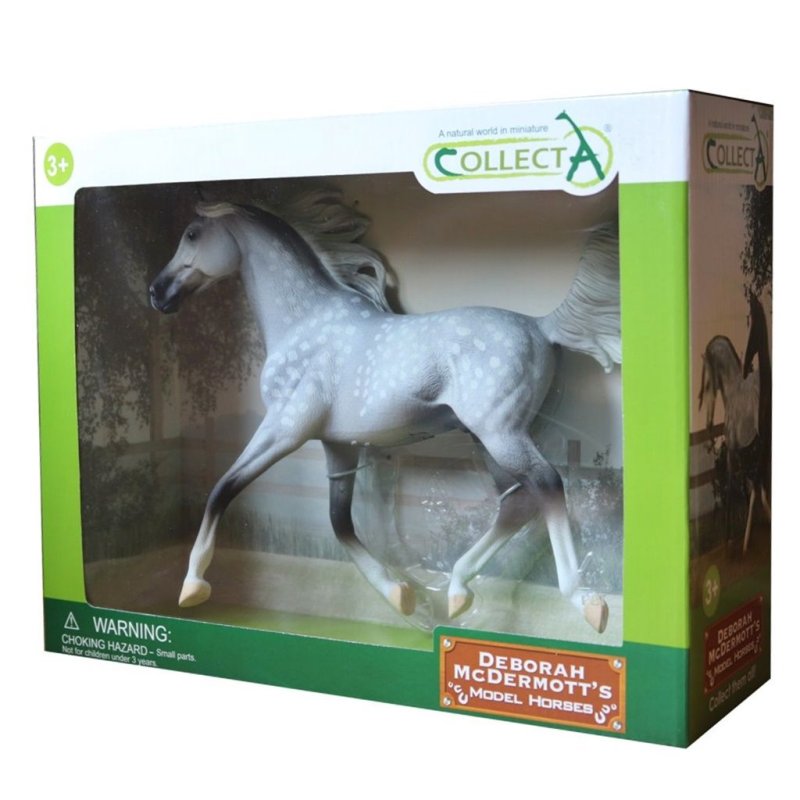 CollectA 88959 - Koń pół-arabski siwy Deluxe