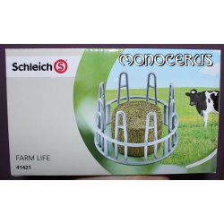 Schleich 41421 - Paśnik okrąły dla koni lub bydła z sianem