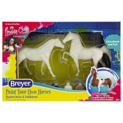 Breyer zestaw 4260 - Dwa konie do malowania bez farb OUTLET